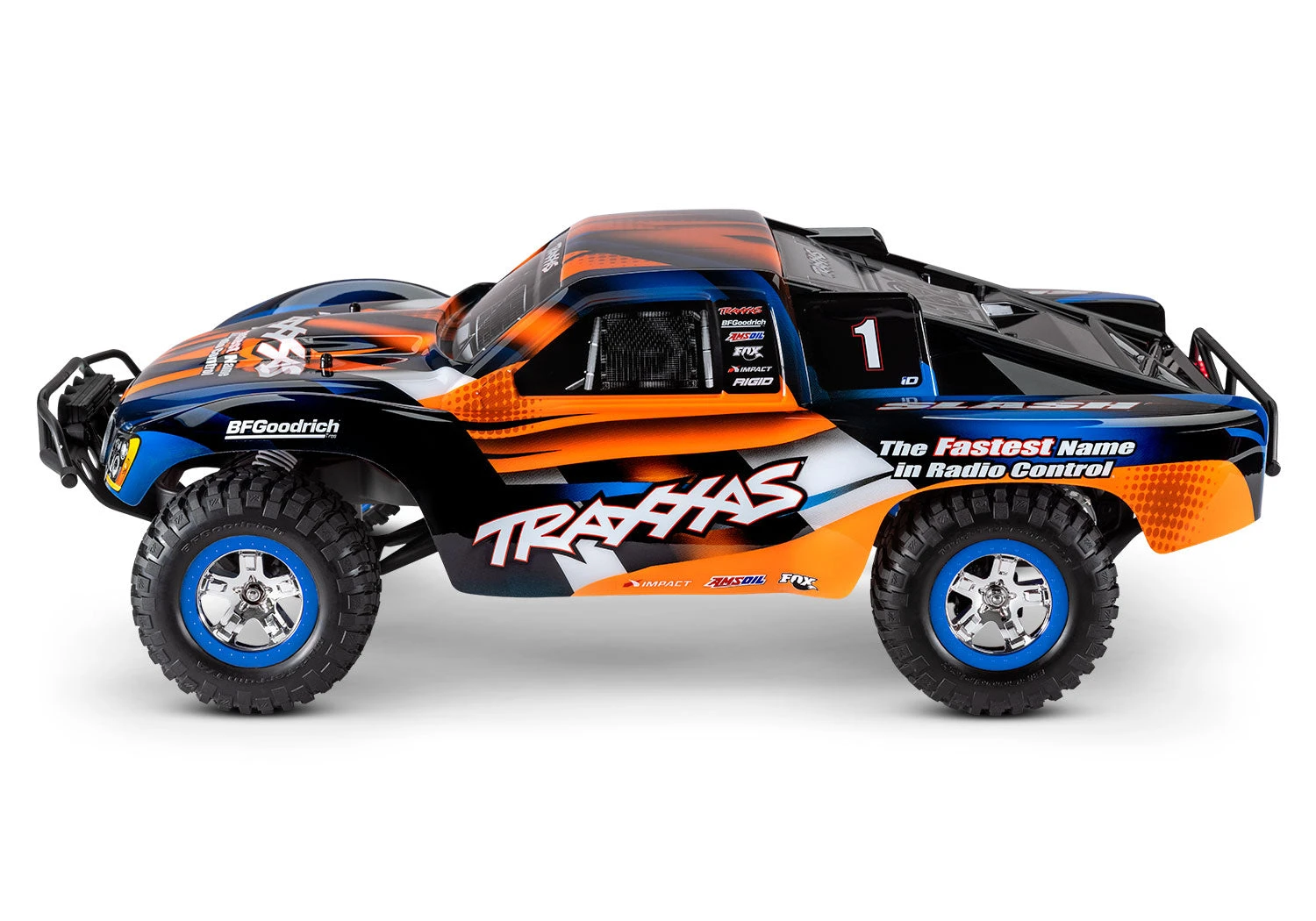 Traxxas 58034-61 1/10 XL-5 Brushed2WD Slash Short Course Truck With LED Lights - Orange 6 Traxxas 58034-61 1/10 XL-5 Brushed2WD Slash Short Course Truck With LED Lights - Orange - Image 4