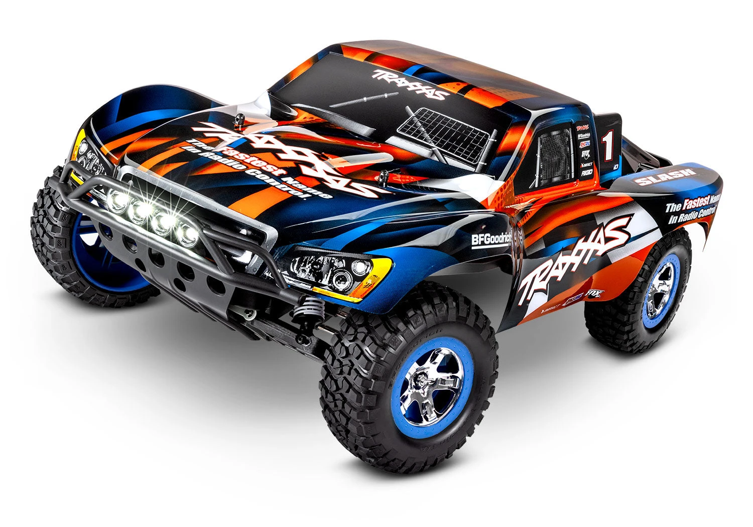Traxxas 58034-61 1/10 XL-5 Brushed2WD Slash Short Course Truck With LED Lights - Orange 3 Traxxas 58034-61 1/10 XL-5 Brushed2WD Slash Short Course Truck With LED Lights - Orange