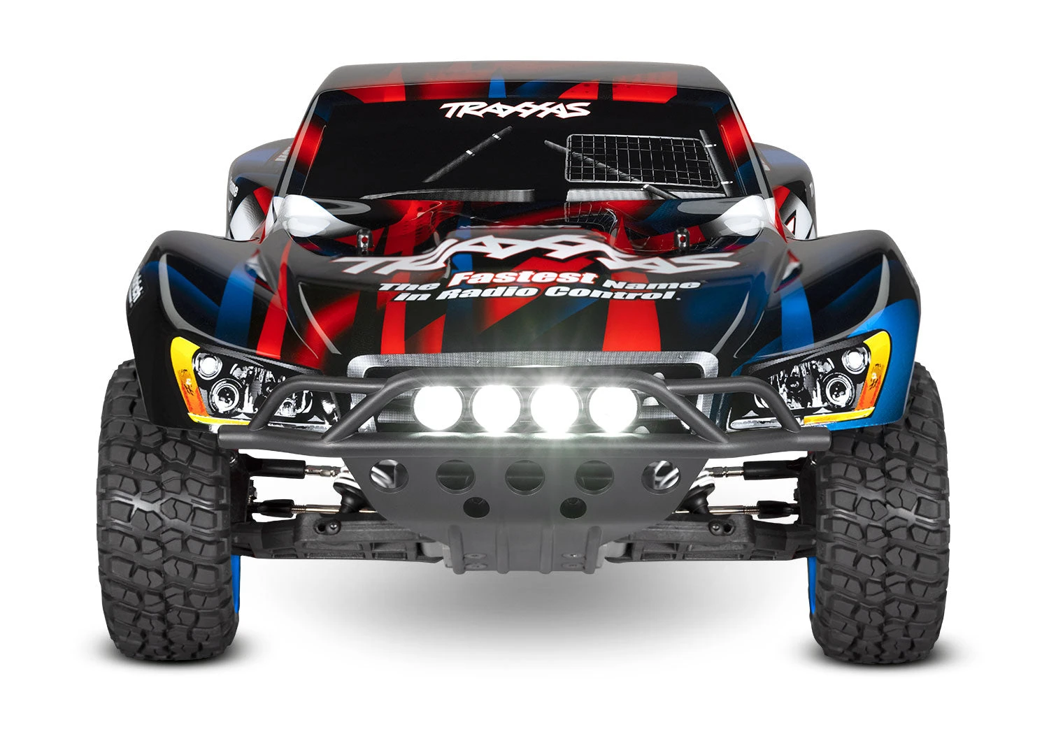 Traxxas 58034-61 1/10 XL-5 Brushed 2WD Slash Short Course Truck With LED Lights - Red & Blue 4 Traxxas 58034-61 1/10 XL-5 Brushed 2WD Slash Short Course Truck With LED Lights - Red & Blue - Image 2