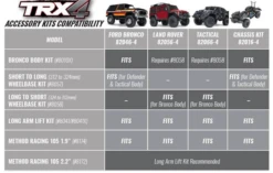 Traxxas 8140 Black Long Arm Lift Kit For TRX-4 -Spetrum Racing Model Shop traxxas 8140 black long arm lift kit for trx 4