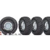 Traxxas 8166X Canyon Tires Mounted On 1.9" 1972 Chevy Rally Wheels 4 Pack