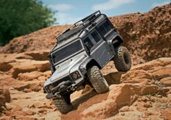 Traxxas 82056-4 TRX-4 Land Rover Defender 1/10 Scale RTR 4WD Crawler Sand -Spetrum Racing Model Shop traxxas 82056 4 trx 4 land rover defender 1 10 scale rtr 4wd crawler sand 2