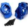Traxxas 8256X Blue Aluminum Rear Portal Drive Axle Mount For TRX-4