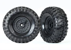 Traxxas 8273 1.9 Tactical Wheels With Canyon Trail Tires Assembled And Glued