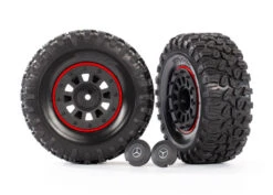 Traxxas 8874 Canyon Tires Mounted On Black AMG Mercedes 2.2 Wheels For TRX-4 And TRX-6