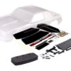 Traxxas 9421A Ford Fox Body Mustang Clear Body For Drag Slash