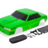 Traxxas 9421G Green Ford Fox Body Mustang Body For Drag Slash 1 Traxxas 9421G Green Ford Fox Body Mustang Body For Drag Slash -Spetrum Racing Model Shop traxxas 9421g green ford fox body mustang body for drag slash