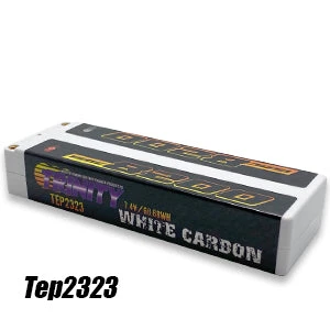 Trinity Revtech TEP2323 2S 7.4V 8200mah 150C White Carbon LiPo Battery With 5mm Bullet Connections 3 Trinity Revtech TEP2323 2S 7.4V 8200mah 150C White Carbon LiPo Battery With 5mm Bullet Connections