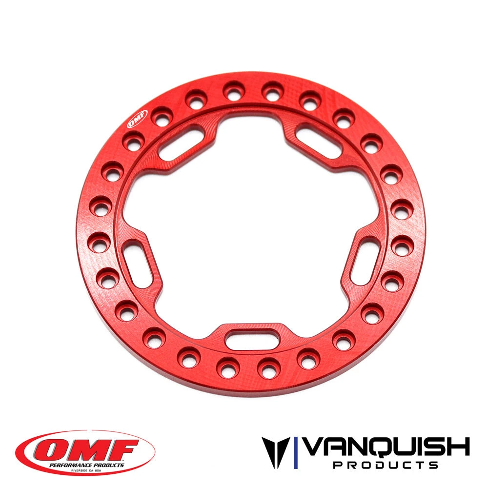 Vanquish Products VPS05113 Red OMF Phase 5 1.9" Beadlock Ring 3 Vanquish Products VPS05113 Red OMF Phase 5 1.9" Beadlock Ring