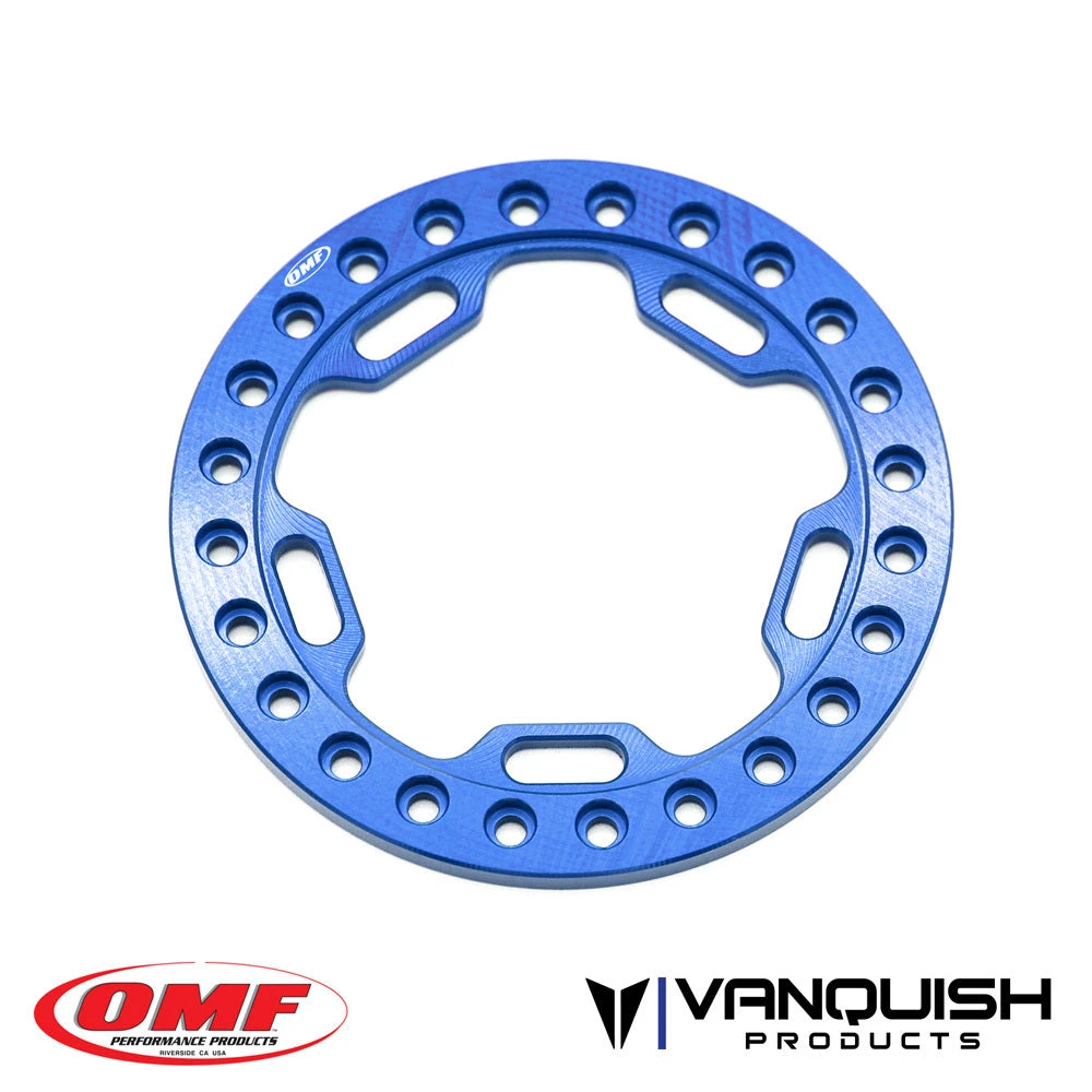 Vanquish Products VPS05114 Blue OMF Phase 5 1.9" Beadlock Ring 3 Vanquish Products VPS05114 Blue OMF Phase 5 1.9" Beadlock Ring