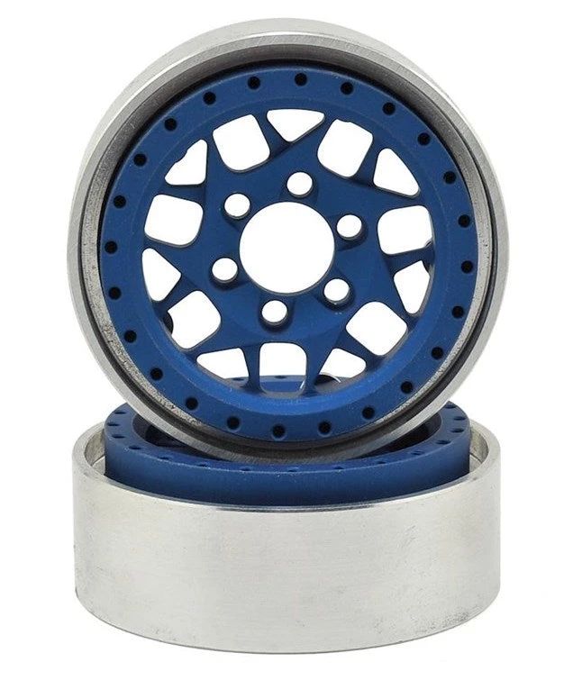 Vanquish Products VPS07714 KMC 1.9 XD127 Bully Beadlock Wheel Blue Anodized 1 Pair 3 Vanquish Products VPS07714 KMC 1.9 XD127 Bully Beadlock Wheel Blue Anodized 1 Pair