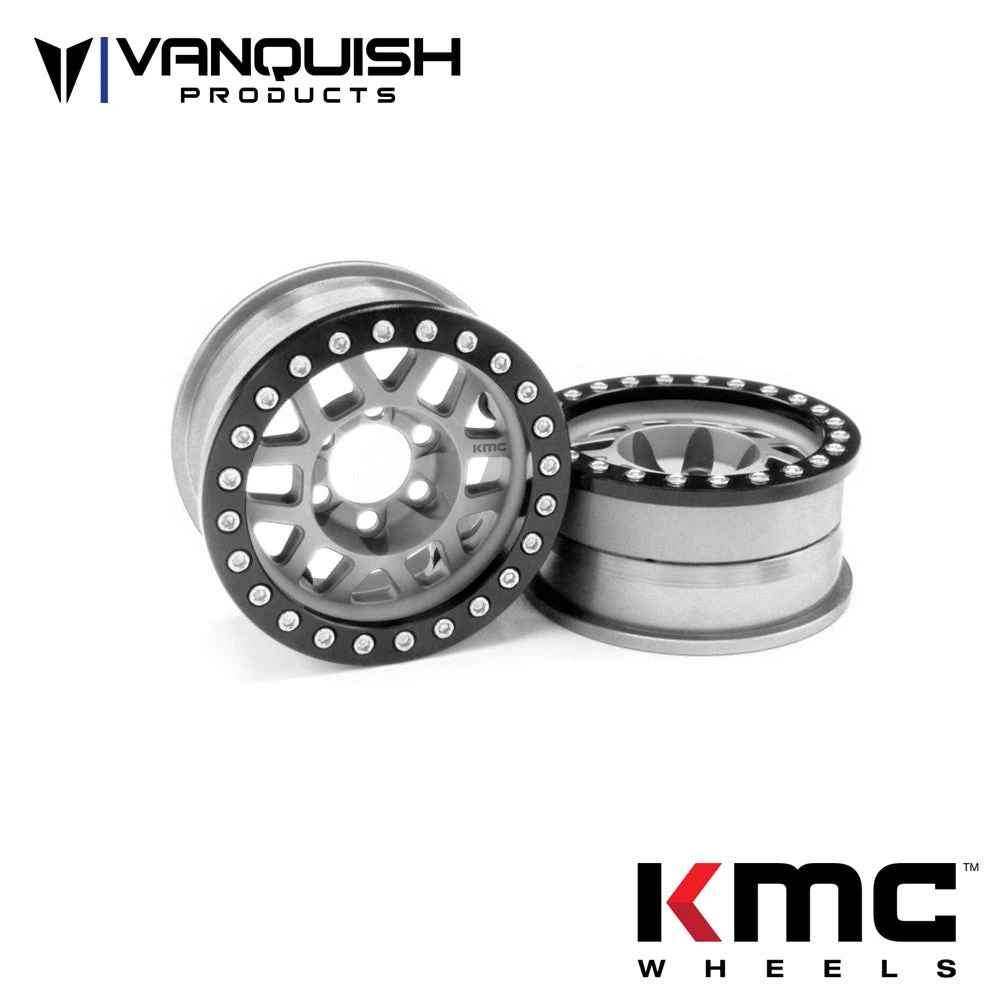 Vanquish Products VPS07741 KMC 1.9 XD229 Machete V2 Beadlock Wheel Clear Anodized 1 Pair 3 Vanquish Products VPS07741 KMC 1.9 XD229 Machete V2 Beadlock Wheel Clear Anodized 1 Pair