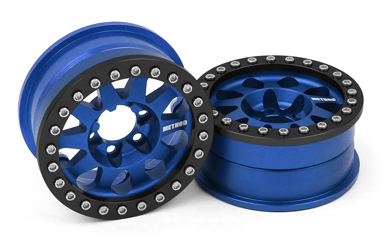 Vanquish Products VPS07760 Method 1.9 Beadlock Race Wheel 101 Blue Anodized Aluminum V2 1 Pair 3 Vanquish Products VPS07760 Method 1.9 Beadlock Race Wheel 101 Blue Anodized Aluminum V2 1 Pair