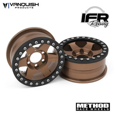 Vanquish Products VPS07769 Method 1.9 Beadlock Race Wheel 310 Bronze Anodized Aluminum 1 Pair 3 Vanquish Products VPS07769 Method 1.9 Beadlock Race Wheel 310 Bronze Anodized Aluminum 1 Pair