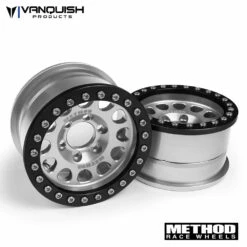 Vanquish Products VPS07914 Method 1.9 Race Wheel 105 Clear/Black (1 Pair)