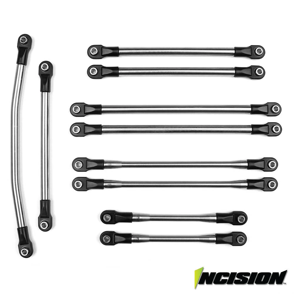 Vanquish VPSIRC00070 Incision SCX10ii 1/4 Stainless Steel Link Kit 3 Vanquish VPSIRC00070 Incision SCX10ii 1/4 Stainless Steel Link Kit