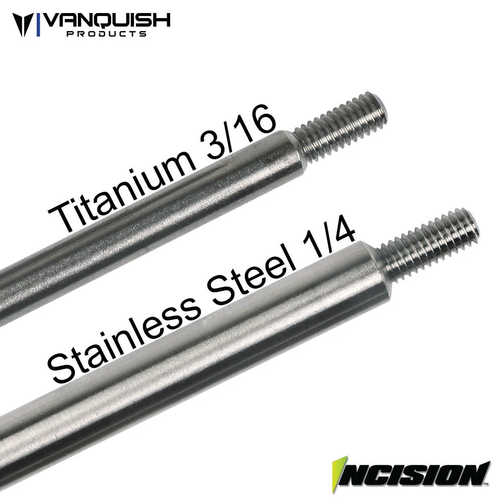 Vanquish VPSIRC00070 Incision SCX10ii 1/4 Stainless Steel Link Kit 4 Vanquish VPSIRC00070 Incision SCX10ii 1/4 Stainless Steel Link Kit - Image 2